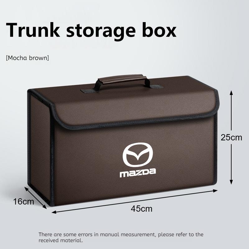 For Mazda 3 6 Alexa CX-30 CX-3 CX-5 CX-8 CX-9 2019 2020 2023 2025 Car Trunk Storage Box Foldable Stowing Tidying Bag Accessories