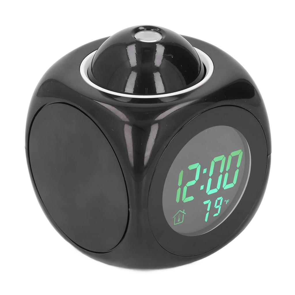 Digital LCD Projection Alarm Clock Children Backlit English Voice Reporting Projection Alarm Clock