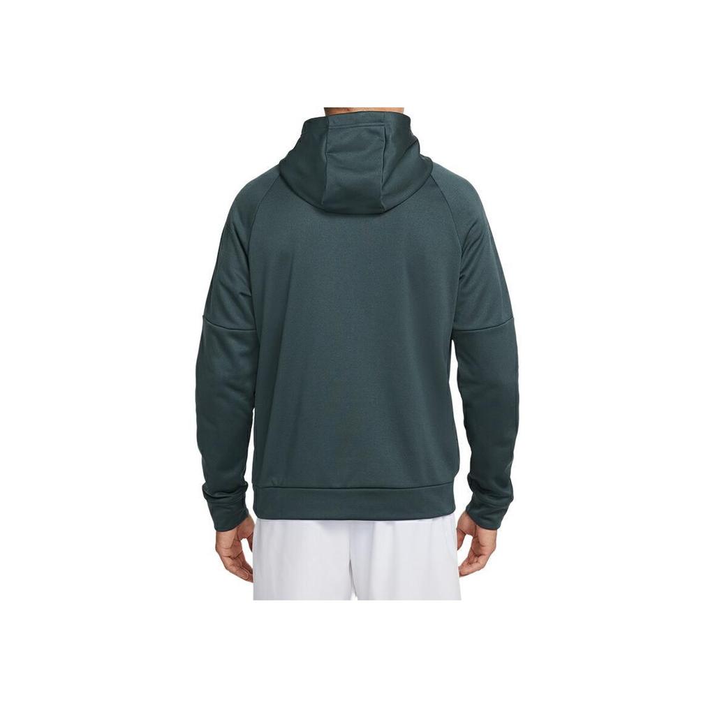 Nike Therma-Fit Drawstring Hooded Loose Long Sleeve Sweatshirt Men sweatshirt Deep-Jungle-Green DQ5402-328