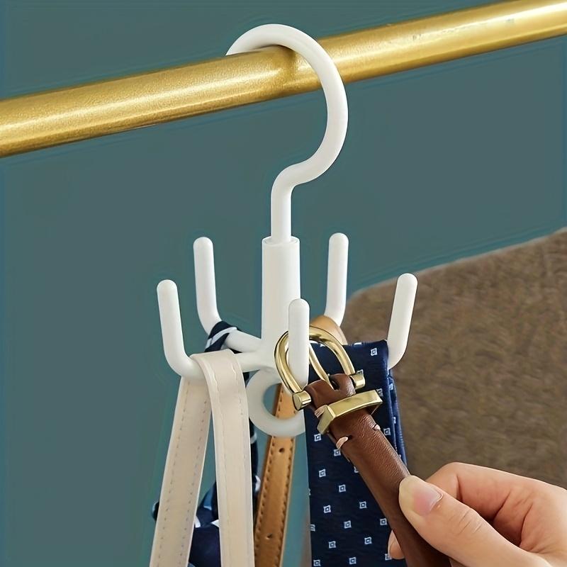 360° Rotating Hook - A Space-saving Multi-functional Wardrobe Organizer, Perfectly Suitable for Belts, Ties, Bras and Scarves