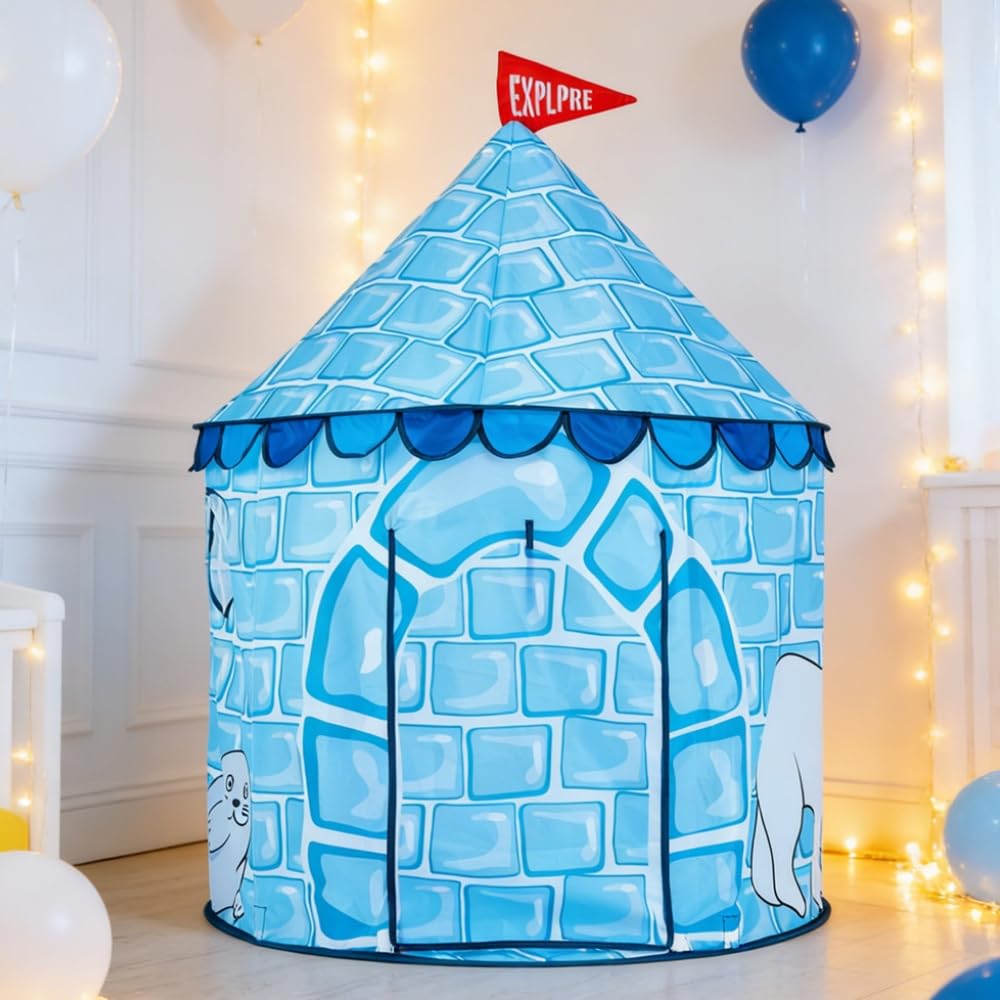 Benebomo Kids with Toy Toy Secret with Storage Bag Tent, Foldable, Lights, Playhouse, Pop-Up Children's Tent, Tent, Indoor/Outdoor, Storage, Base,