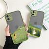 Scenery Girl Cute Illustration Phone Case For iPhone 16 15 13 12 11 Pro Max Mini SE2 7 8 14 Plus XS X XR Shockproof Back Cover