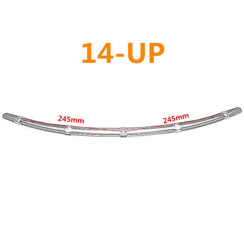 For Harley Electra Street Tri Glide 1996-2013 2014-UP Motorcycle Black Chrome Windshield Batwing Fairing CNC Trim Windscreen