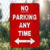 Of Retro No Parking Metal Sign for Home Decoration Measuring In Unframed As a Gift
