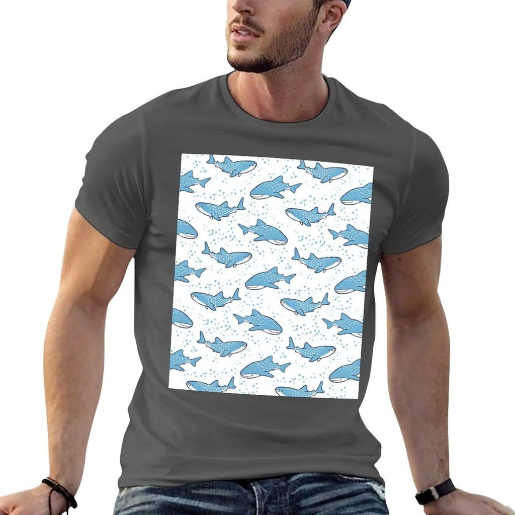 Starry Whale Sharks (Light version) TShirt Work Style Casual TShirt