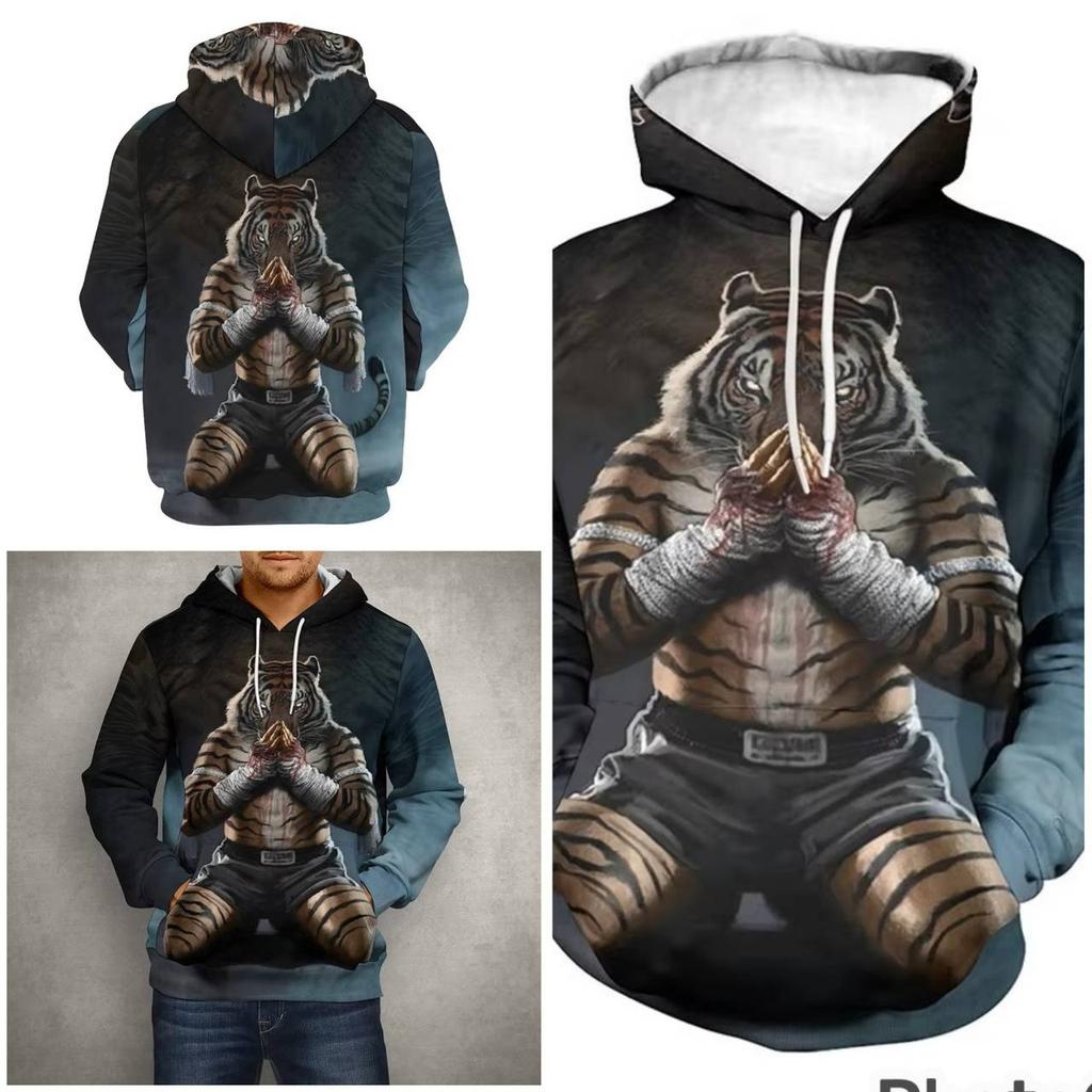 Sweatshirt MMA Boxing Kickboxing Muay Thai UFC Jacket Hoodies Suit Long Sleeve Unisex Men Women Tracksuits Workout Print Training