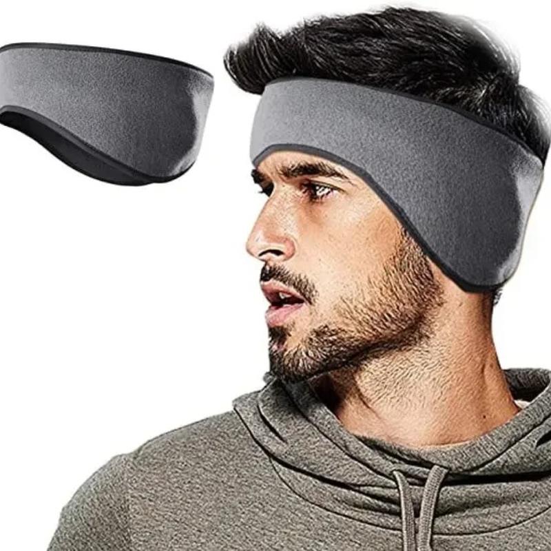 Dicker Fleece Warmer Ohrschutz Winddicht Kaltes Wetter Outdoor Sport Stirnband für Radfahren Laufen Winter