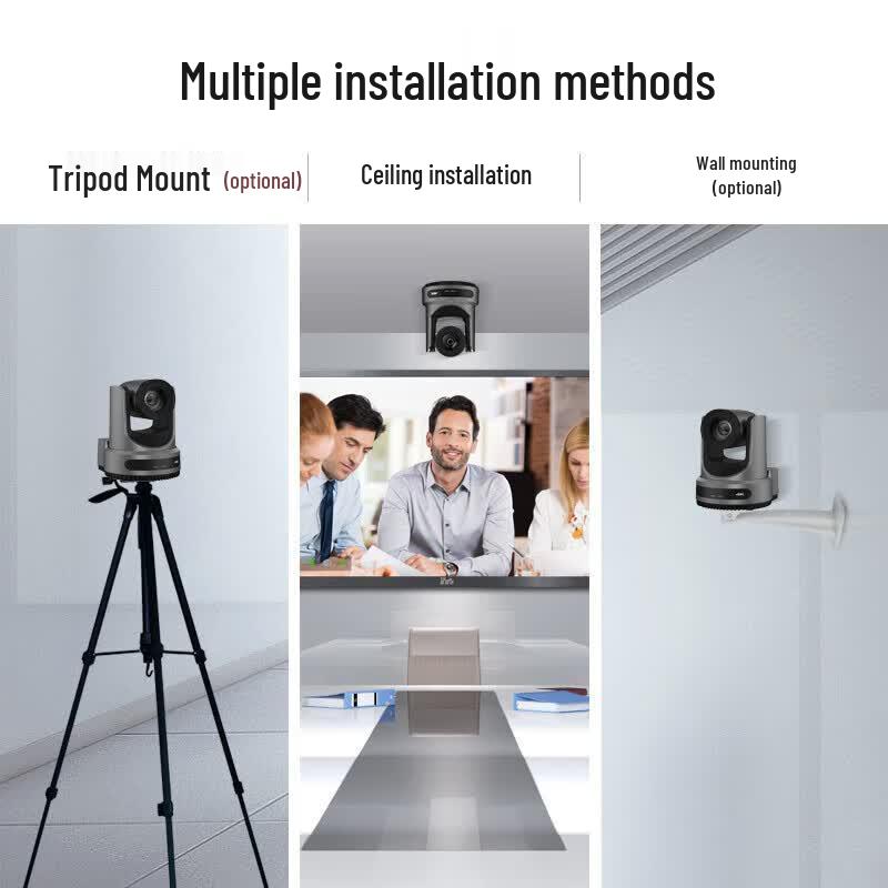 YSX 4K 60fps PTZ Conference Camera with 20x Optical Zoom (CN version)