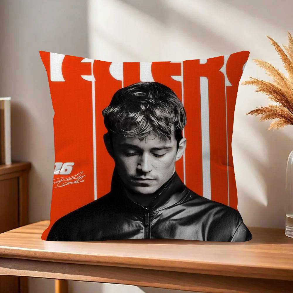 

Pillow Covers Cartoon Sofa Decorative Home Doublesided Printing Short Plush Cute Cushion Cover COOL LOGO LLeclerc 16 30x30cm
