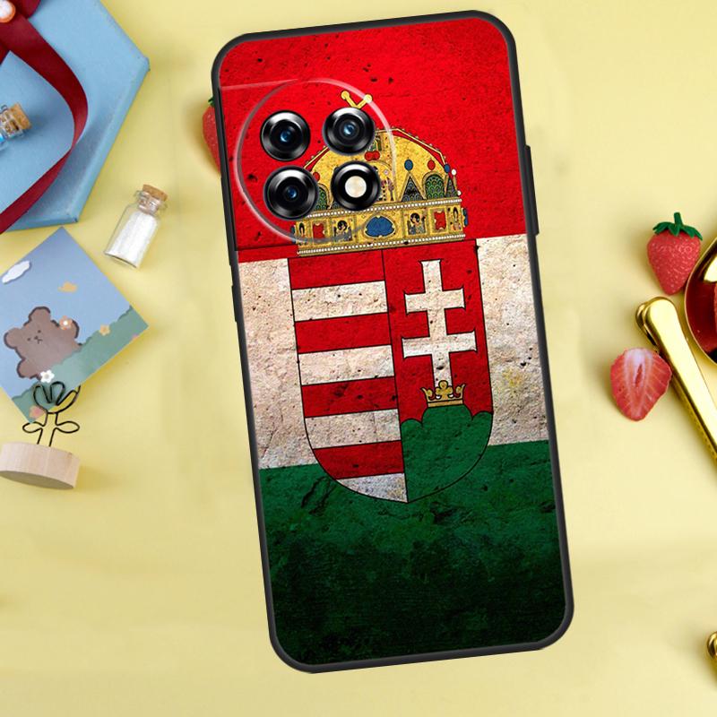 Hungary Flag Cover For OnePlus 13 13R 12 12R 11 10 Pro 8T 10T OnePlus Nord 4 CE 2 3 Lite N30 N20 N10 Case