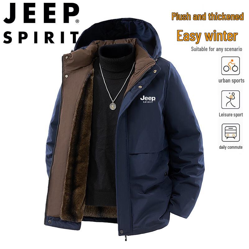 JEEP SPIRIT Men's Winter Padded Workwear Jacket