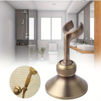 Vintage Brass Shower Head Holder - Adjustable, Stylish, and Easy To Install