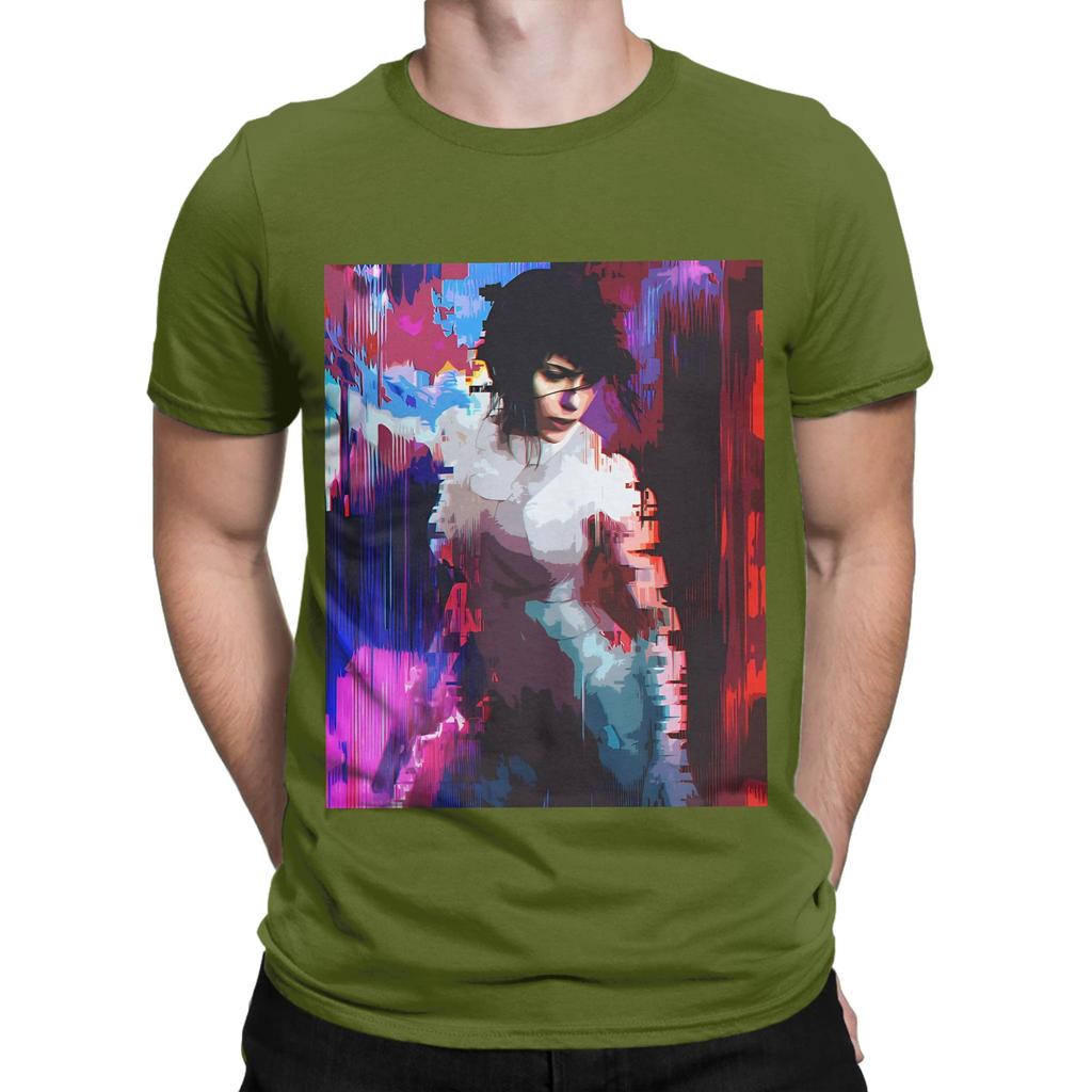 Ghost In The Sshell V3 Funny 100 Cotton Tshirt Ghost In The Sshell Tops Tees For Unisex