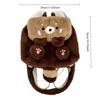Cute Raccoon Fashionable Plush Backpack Detachable Shoulder Strap Bag Soft Cute Bag Anime Girl Plushie Backpack Bags for Woman