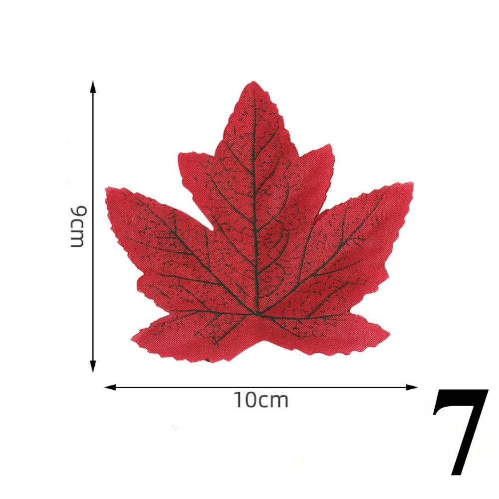 

50 шт. искусственный шелк кленовый лист осенние искусственные листья гирлянда кленовые листья лоза День благодарения Хэллоуин свадьба вечеринка декор