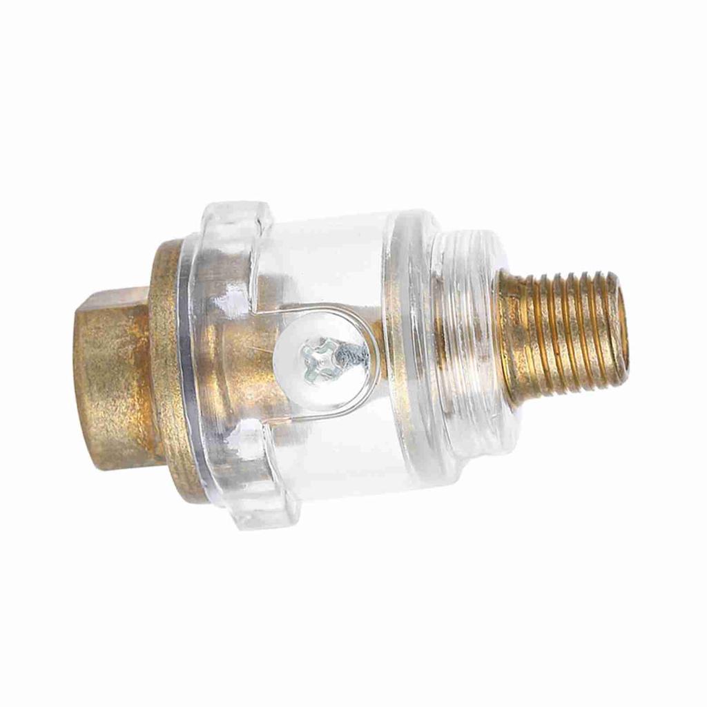 1 4  BSP Mini In Line Air Tool Oil Lubricator Oiler Compressor Pipe Automatic Lubrication
