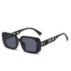 New Fashion Brand Luxury Designer Sunglasses Women Rectangle Letter Vintage Trendy Shades Glasses Outdoor Party Sunglasses