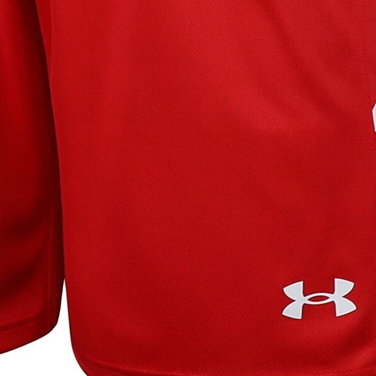 Under Armour Training Fitness Sports Knitted Comfortable Breathable Running Basketball Pants Unisex Pants Red 21500204-600