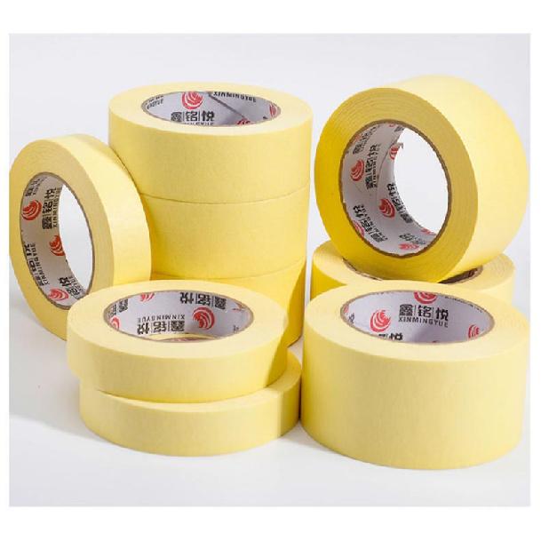 50M Writable High Viscosity Textured Paper 1cm 2cm 3cm 4cm 5cm 10cm Width Yellow Tear Off Tape Spray Paint Masking Art StickersPinstriping Tape 3