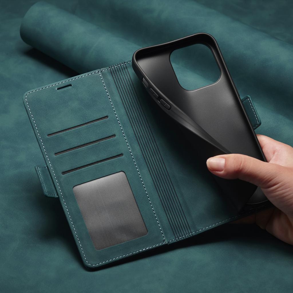 Flip Leather Wallet Cards Solt Phone Case For Iphone 14 Pro Max 13 12 Mini 11 Xs Xr X Se2022 8 7 6s Plus Book Stand Cover Fundas