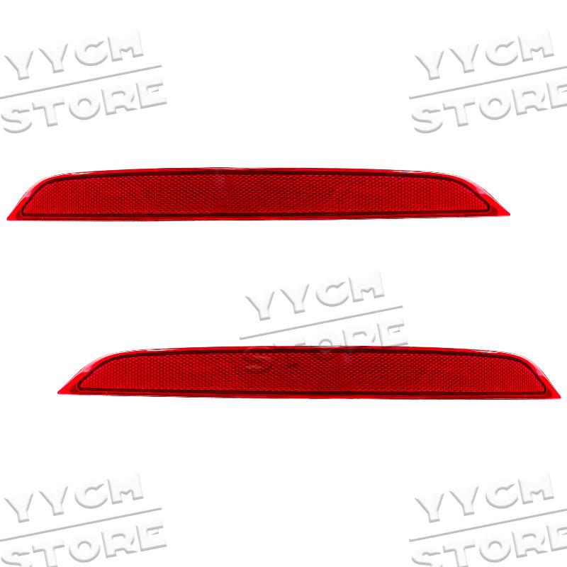 Car Rear Bumper Warning Reflective Strips Reflector Lamp OEM:63147290091 63147290092 For BMW X5 F15 2014 2015 2016 2017 2018