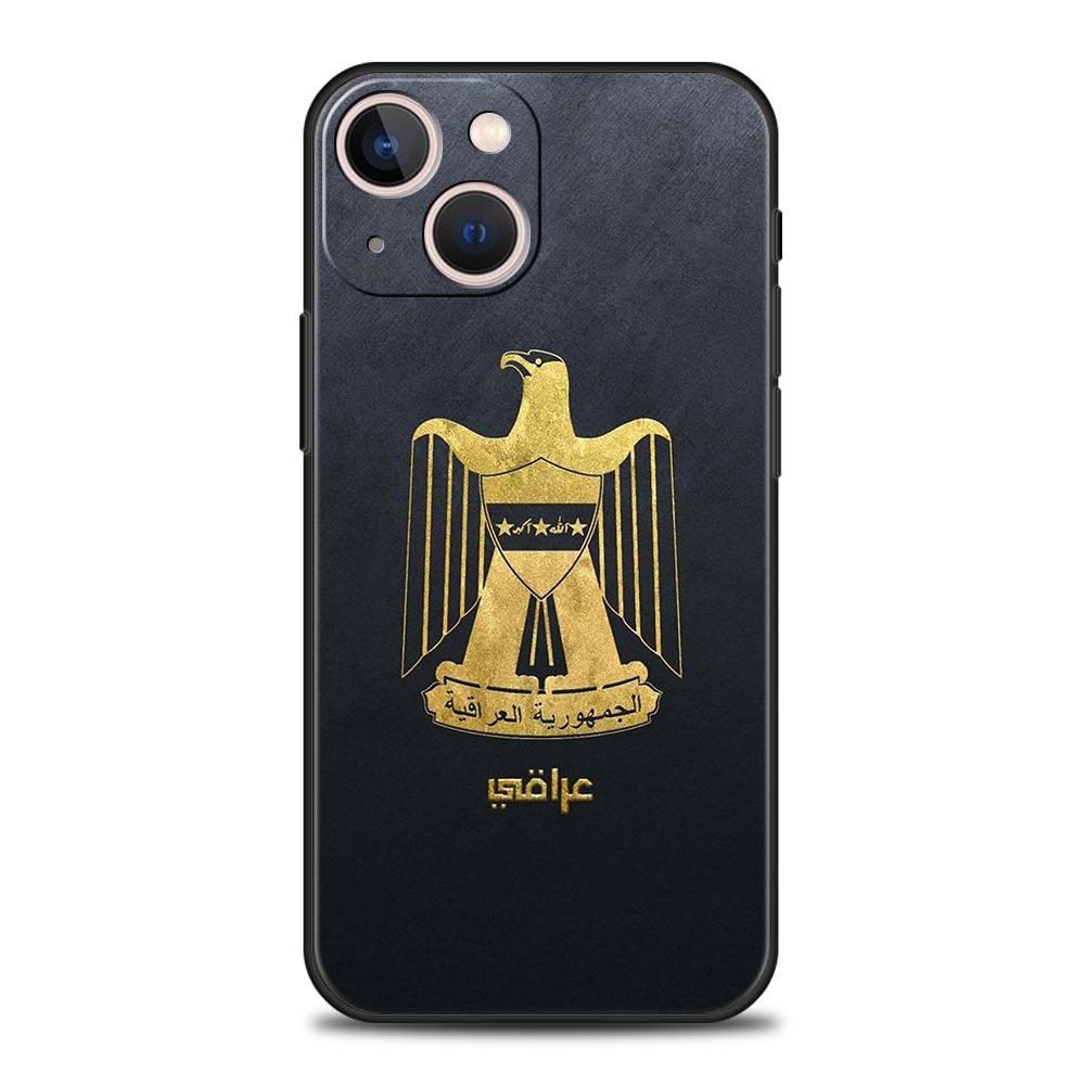 Saddam Hussein Iraq Flag For iPhone 11 12 13 15 16 14 Pro Max Phone CaX XR XS 7 8 Plus 2020 Black Soft Silicone Cover Funda