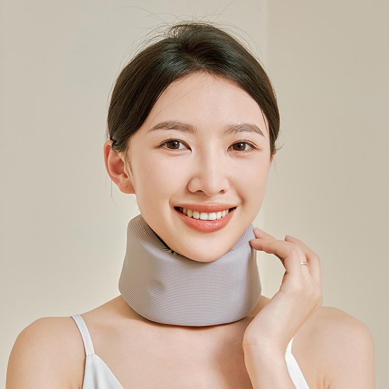 1 Pack Neck Support Adjustable Neck Support Cervical Sponge Neck Protector For Sleep Relief Neck Pain Breathable Neck Support