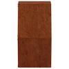 Wall Mounted Planters 2 Pcs. Rusty Corten Steel 30 X 10 X 25 Cm