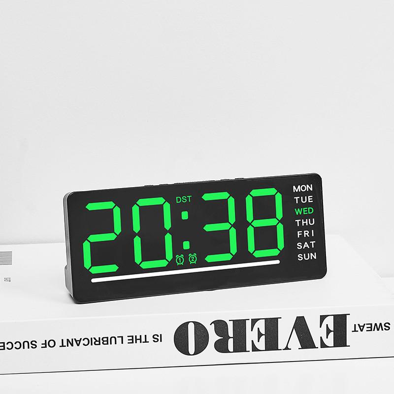 Digital Alarm Clock With Led Display And Temperature For Kids Bedside And Home Use
