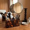 Counter Leopard Print Acrylic Tray Durable Lightweight Vanity Tray Multi-Purpose Elegant Jewelry Tray Home Decor