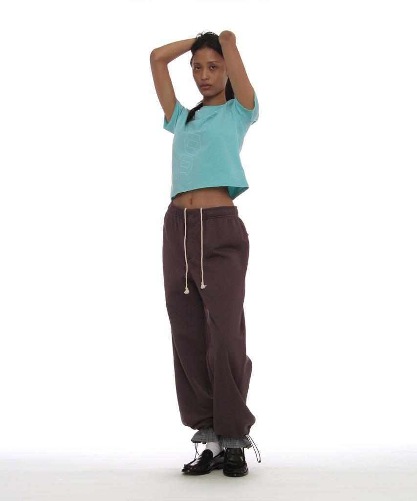 PARTIMENTO WOMEN Dbr Print Relaxed Tee_Emerald