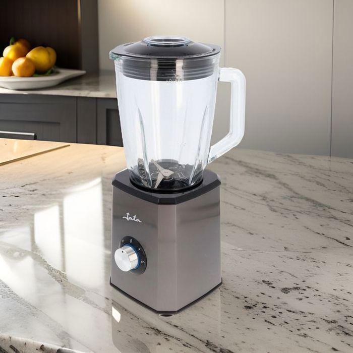 Blender Mixeur - JATA - JEBT1500 - 1500W - Bol en Verre 1.5L - Acier Inoxydable