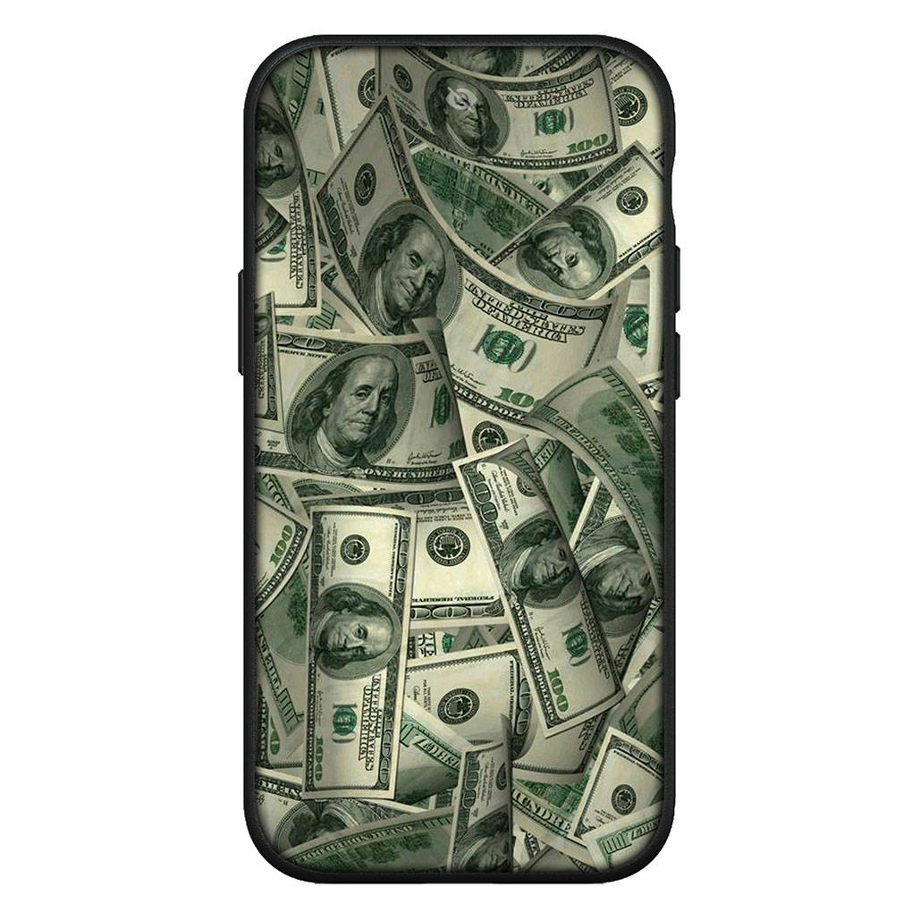 For Samsung Galaxy S24 S23 iPhone 16 15 14 Xiaomi Redmi Note 13 12 11 10 8 Plus 9 Pro Max X XR 14C Phone Case Money 100 Dollars Cool OPPO Huawei Cover