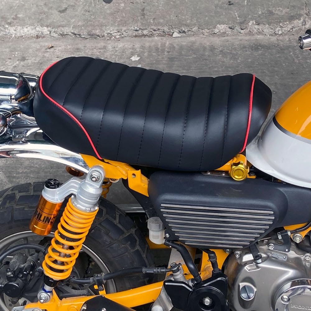 Mr Quick Tack Roll Seat for HONDA Monkey 125 Black/Red