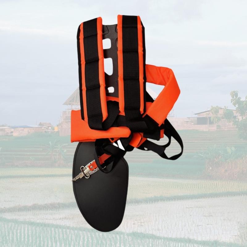 Weeds Eater Adjustable Double Shoulder Strap Padded Harness Belt for Trimmers Fits Most Leaf Blowers and Brush Cutters
