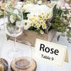 50/100pcs Gold Foil Table Card Wedding Name Guest Card, Seat Name Card Bouquet Gift Cardboard Cards Fo Multipurpose
