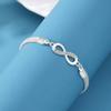 Exaggerated personality digital bracelet bracelet creative simple infinite symbol hand jewelry