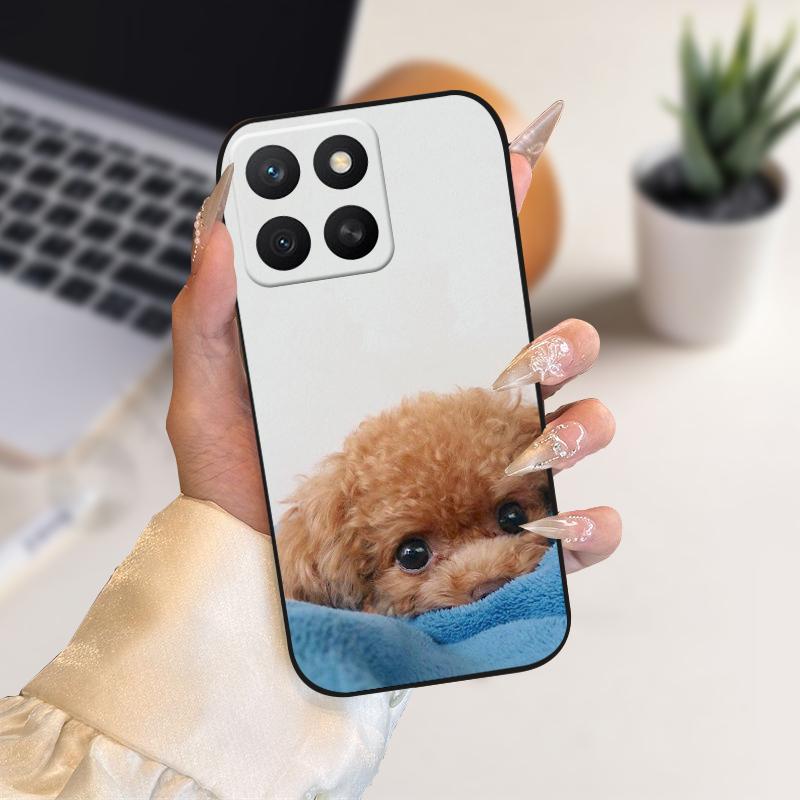 Fashion Luxury Case For Honor X8c 4G Black Soft Silicone Phone Cover For Huawei Honor X8c Coque ABR-LX2 Shockproof Fundas Para - Honor X8c