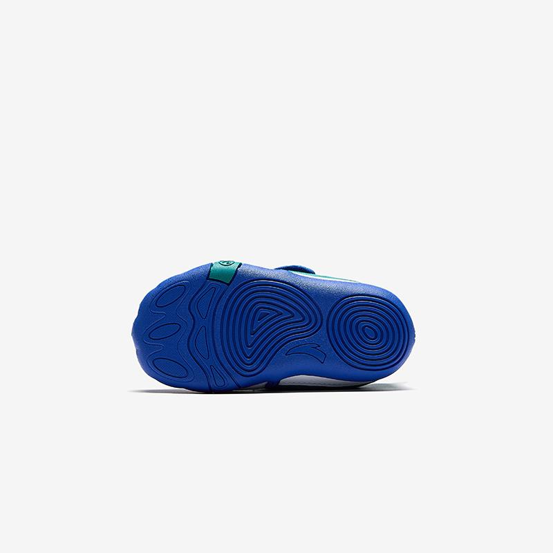 Anta Comfortable Versatile Lightweight Shock Absorbing Low Top Walking Shoes Baby Shoes Green White A12440063-2