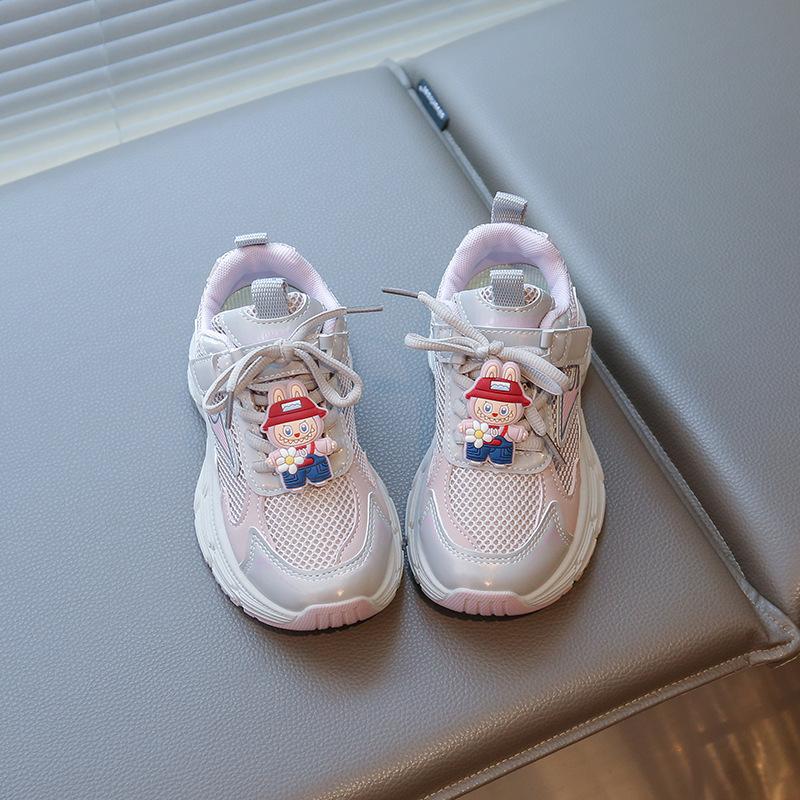 

Boys casual cartoon sneakers 2025 autumn new girls fashion dad shoes children s non-slip running shoes 26