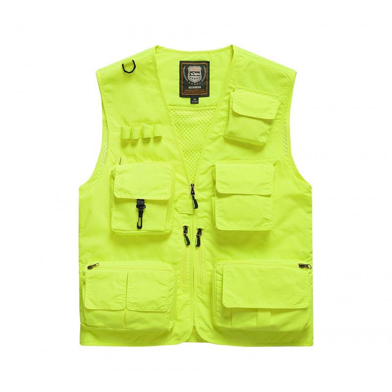Custom Emergency Rescue Reflective Vest with Logo for Red Cross, Volunteer, and Communication Liaison