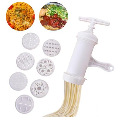 Máquina para Pasta de Plástico Herramienta para Espaguetis Blanca Prensa de Fideos Práctica Restaurante