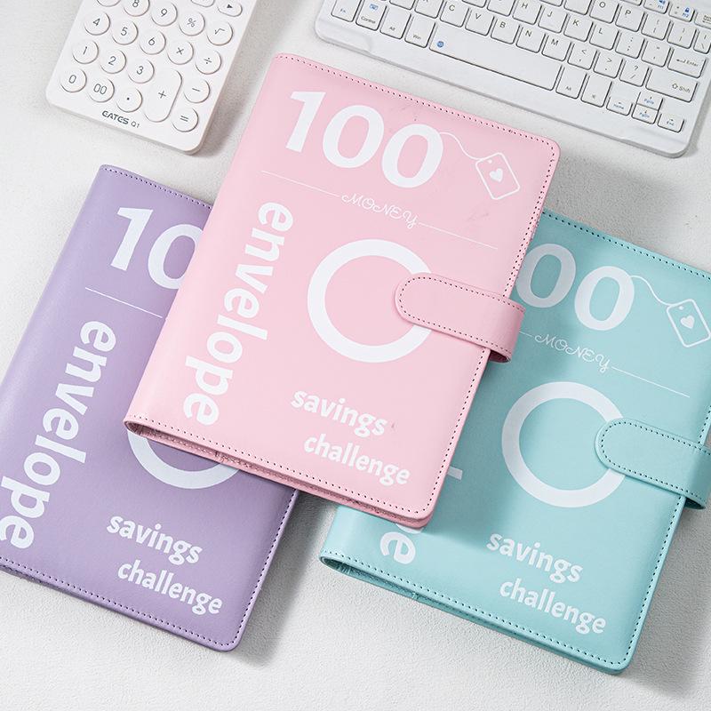 100-Day Savings Challenge Budget Binder & A5 Planner Notebook