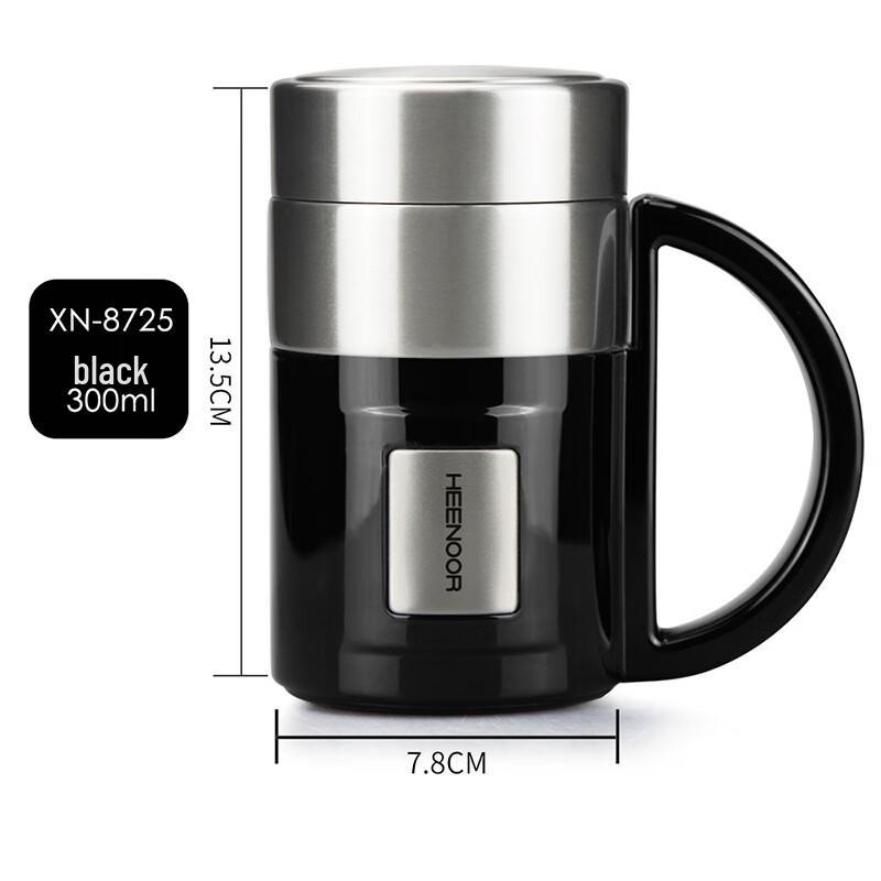 Heenoor XN-8725 Термокружка для чая, из нержавеющей стали 304, для бизнеса, 320 мл