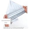New Light Gray Courier Bag 10pc Self-seal Mailbag Plastic Poly Mailing Envelope Waterproof Postal Shipping Bags Courier Envelope