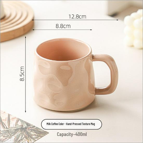 Ceramic Underglaze Breakfast Mug for Home or Office