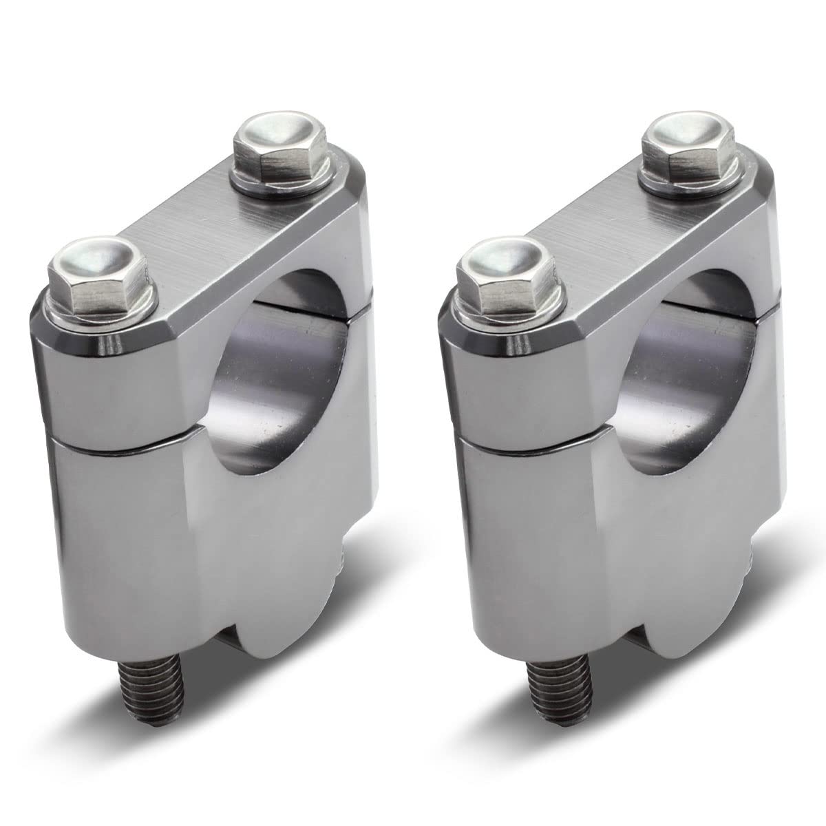 

ZETA RACING Bar Rise Kit for Large Diameter Bars 30mm Titanium F4619 by Dirt Freak (28.6mm), Lift, Color, (formerly ZE53-0230)