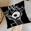Anime C-Calvin And H-Hobbes Cushion Cover Inches Farmhouse Decor Home Throw Pillow Covers For Couch Decorations