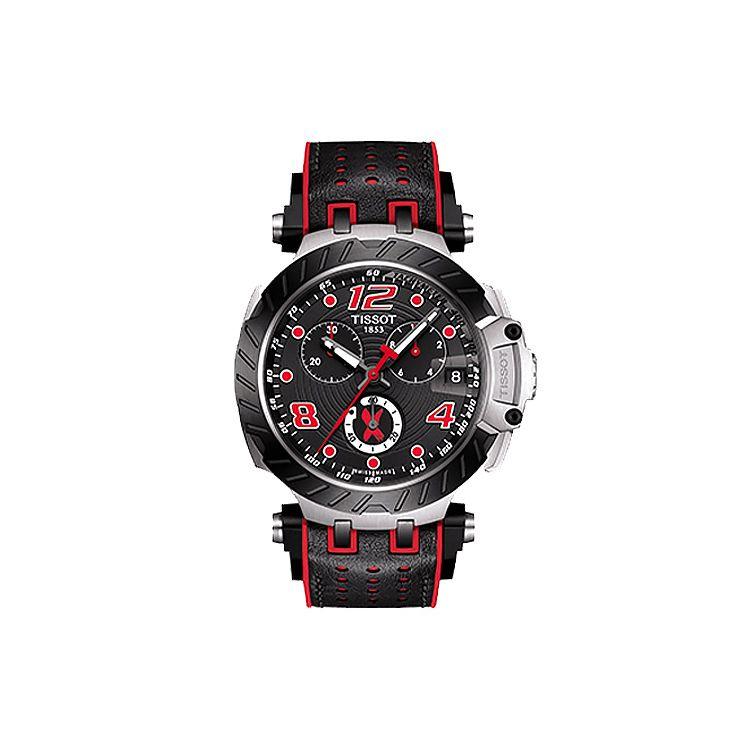 Tissot Racing Series Quartz Movement Motogp Special Edition Watch Men Watches Black Steel Rubber T115.417.27.057.02