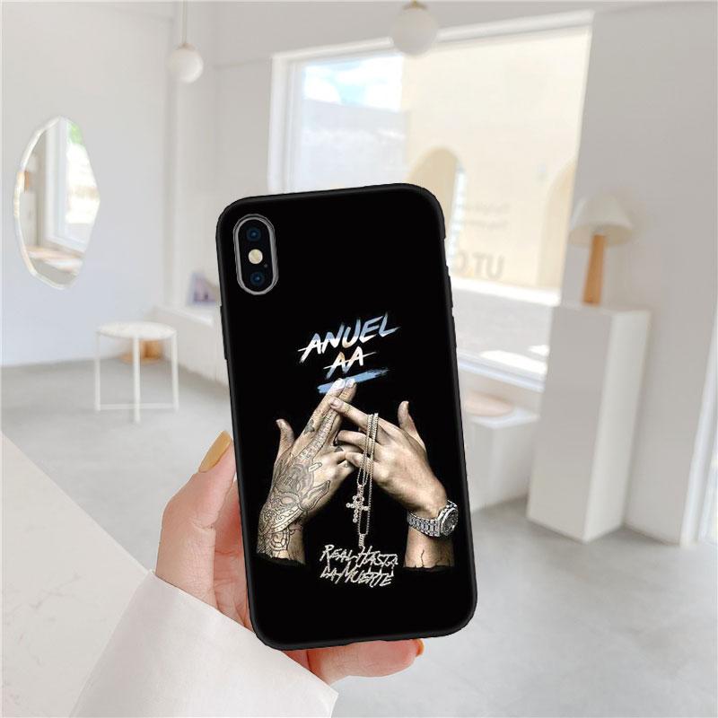 AQ7 Anuel AA Soft Shell Phone Case for Xiaomi Poco F1 M4 M5 M6 M7 X3 X6 X7 Pro GT NFC